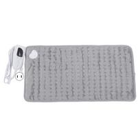 Šildomasis kilimėlis 6 temperatūros nustatymai Greitas šildymas Elektrinis karštas šildomasis kilimėlis rankoms, kaklui, kojoms 29,9 X 23.6 X 11.8in Silver Gray gray