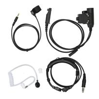 Throat Mic Headset 7.1mm Plug with PTT Adapter Push to Talk for Baofeng UV?9R UV?9R PLUS UV?XR
