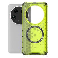 For Xiaomi 14 Ultra 5g Magnetic Ring Back Cover Phone Case Magsafe Ring Wireless Charge Lens Protect Shockproof Coverage Cases CHINA&For Xiaomi 14 Ultra žalia
