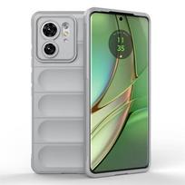 Skirta Motorola MOTO Edge 40 Edge 2023 5G galinio dangtelio dėklas Minkšto skysto silikono Apsaugantis nuo kritimo Smūgiams atsparus Apsauginis Funda Coupe dėklai For Edge 40 pilka spalva