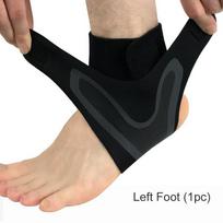 Fitness Sports Ankle Brace Adjustable Compression Support Tendon Strap Foot Sprain Injury Wrap Elastic Heel M juoda