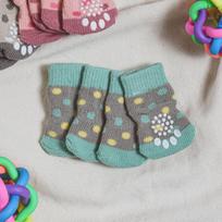 [Naminis gyvūnas] Šuniui M dydžio madingos kojinės gray