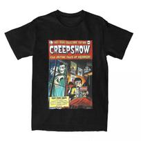 Vasaros Vintažinis Siaubo Creepshow Filmo Marškinėliai Aksesuarai Vyrams Moterims Mada Creepshow Filmo Mėgėjui Gerbėjui Marškinėliai S juoda