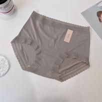 Xiaolan A002 Modal Lace-Edge Seamless Nude Skirt: Soft, Skin-friendly, Elastic, Sexy High-Grade Underwear for Girls. One Size 90~150 jin
