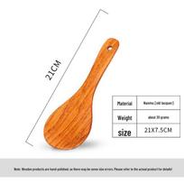 Fengmu Wooden Rice Spoon, 20cm - Custom Engraving Available