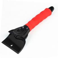 Car Snow Shovel with 26x9.5 Head and Warm Gloves, Custom Logo Available, De-Icer Tool. raudona