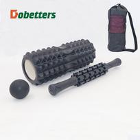 33cm Vilko Danties Jogos Putplasčio Ritinėlis ir Masažo Kamuoliukų Rinkinys 33cm Crescent - 4-in-1 violetinė