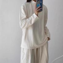 Double-sided German Velvet Fur Base Shirt for Women Thickened Velvet T-shirt Half-high Collar and Loose Long-sleeved Spring and Autumn Winter Top S
