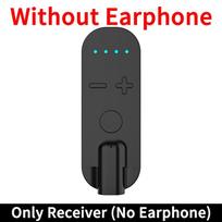 Lavalier Bluetooth Wireless Audio Receiver+Headsets Set 3.5MM AUX With Mic Noice Cancelling Game/Music/Call Stereo Adapter V98-Black