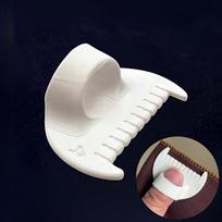 Paprasti siuvinėjimo įrankiai - Patvarus plastikinis krašto siūlių fiksatorius ir siuvimo įrankiai pradedantiesiems ir vyresnio amžiaus žmonėms, 4 mm ir 3 mm tarpai, puikiai tinka pasidaryk pats rankų darbui White (4mm)