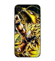 Maniacase Case For Iphone 16E Son Goku Super Saiyan SSJ3 Attack Point Dragon juoda
