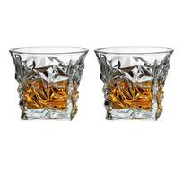 Retro Raudono Vyno Taurė Šampano Viskiui Taurės Vakarėliui Skaidrūs Vyno Indai Europos Kūrybinės Gerimo Taurės Šalto Gėrimo Puodelis 2pcs