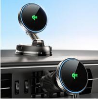 Car Mount Wireless Charger 360° Adjustment 15W Magnetic Phone Car Chargers Holder Air Vent Dashboard for iPhone 16 15 14 13 12