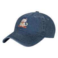 Zhaocai Cat Summer Classic Fashion Men Trucker Hat Cotton Breathable Women Cowboy Cap Outdoor Leisure Basketball Caps Adjustable balta