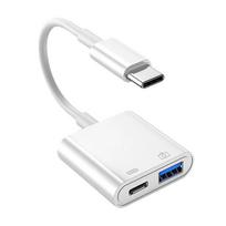 Mobile Phone, Tablet OTG Converter, Usb High Current 500ma with External Power Supply Mouse Keyboard USB Card Reader balta
