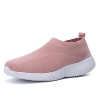 Woman Platforms Deals Casual Female Sneakers Original Brand Tennis Mary Jane Shoes Platform Wit Mesh Shoes Women Schoes Tennis 35 rožinė