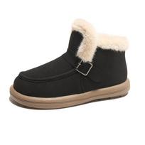 Winter Ankle Boots For Women Fur Platform Snow Boots Women 2024 New Luxury Designer Ladies Shoes Short Boots Female 2024 35 juoda