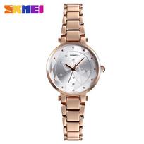 2019 new model for fashionable and simple diamond-encrusted star women's watch European and American waterproof quartz watch rožinio aukso spalvos