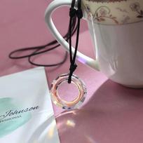 Crystal Necklace Wax Rope Knotted Adjustable Pendant Fashionable Personality Trend Jewelry One Size
