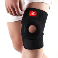 Knee Brace with Side Stabilizers Relieve Meniscus Tear,Joint Pain,Sports Injuries,Breathable Adjustable, Running Workout Sports black