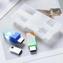 Imitacinio kalno silikoninė forma sukulentams, mažiems rankdarbiams, gėlių vazonui, betoniniam cementiniam moliniam vazonui, forma USB atmintinei