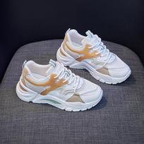 Ins daddy women's shoes Korean version tide 2024 autumn new student running shoes women's street shooting net red shoes 999-1202 35 chaki