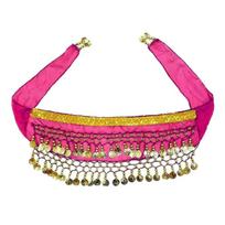 Corgi Belly Dance Hip Towel Decorative Belt Pet Dog Skirt Shake Waist Dance Pet Accessories Dance Chain Clothes Sequin Hip blue