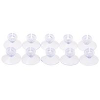 5/10vnt. Minkšto silikono akvariumo žuvų rezervuaro deguonies siurblio fiksuotas termometro siurbtukas 5pcs white