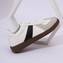Foreign trade fashion retro trend German training shoes 2024 spring and autumn new lightweight simple low-top casual versatile women's shoes 36