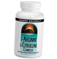 Arginine and Citrulline Complex, L-Arginine L-Citrulline Complex, Source Naturals 120 tabs (27355014) 120tab