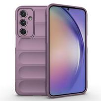 Airbag Anti-drop Case For Samsung M35 M55 M15 M34 M54 M14 M13 4G M23 M52 M32 M12 Galaxy F15 F14 F13 Armor Heavy Duty Cover For Galaxy M35 violetinė