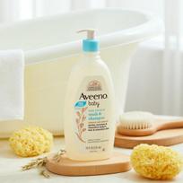 Aveeno Baby Daily Moisture Wash & Shampoo 532ml white
