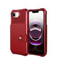 Wallet Case Card Holder Slot with Magnetic Car Mount Phone Case for IPhone 16E 16 15 Plus 14 13 12 Pro Max XS XR Leather Cover For iPhone 16E blue