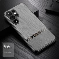 Imituojančio medžio raštą telefono dėklas Samsung Galaxy S24 S23 Ultra S22 S21 Plus, odinis smūgiams atsparus apsauginis dangtelis Galaxy S23 Ultra