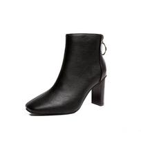 Women Shoes Winter Autumn Women Botas Shoes Casual Women High Heels Pumps Warm Ankle Boots Mujer Zapatos 2024 4 juoda