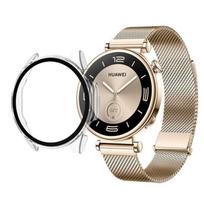Dėklas, suderinamas su Huawei Watch GT 4 41mm - Kietas išmaniojo laikrodžio apsauginis dėklas skaidrus grūdinto stiklo ekranas Phonillico® skaidri