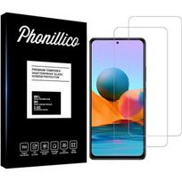 Tempered Glass for Xiaomi REDMI NOTE 10 PRO [Pack 2] Phonillico® Screen Protector Glass Film skaidri