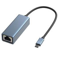 USB-C į Ethernet adapteris - Nenurodytas - Rj45 - 1000Mbps - Suderinamas su Windows/Mac/Linux - Tinklo kabelis