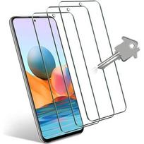 3 Pack Tempered Glass Film Xiaomi Redmi Note 9S, Clear Tempered Glass Screen Protector