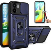 Protective Case - E.F.CONNECTION - Redmi A1/A2 - Navy Blue - Rigid - Anti-slip