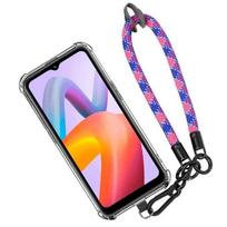 Case - E.F.CONNECTION - For Xiaomi Redmi A1 - A2 - Transparent - Shockproof - Removable Multicolored Bracelet