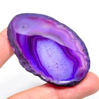 Purple Condor Agate 4.5x7mm Natural Cabochon Fine Loose 227.85Cts. o0f62 violetinė