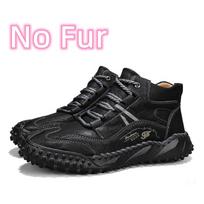 Lace-Up Leather Mens Hiking Boots Outdoor Treking Footwear New Autumn Design Sneakers Non-Slip Casual Leather Shoes Ankle Boots 38