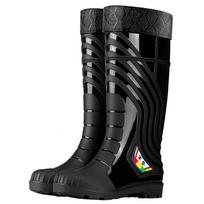 Unisex Izoliuoti PVC Gumos Lietaus Batai Vandeniui Atsparūs Saugūs Batai Žiemai Vyrams 40 juoda