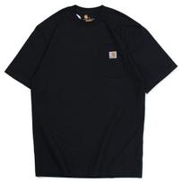 Carhartt carhartt WORKER POCKET short sleeve cotton K87 black black M S/S T-SHIRTS T-shirt [item] juoda