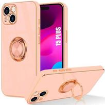 Silicone Case - for iPhone - 15 Plus - Shockproof - Scratch-Resistant - Elegant Pink rožinė