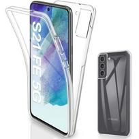 Dėklas - BOOLING - skirtas Samsung S21 FE - Skaidrus TPU - 360° apsauga - Atsparus smūgiams - Atsparus įbrėžimams skaidri