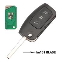jingyuqin Sulankstomas Raktas Nuotolinio Valdymo Pultelio Korpuso Dangtelis Ford Fiesta Focus 2 Ecosport Kuga Escape C Max Ka 3 Mygtukų Raktas HU101 / FO21 NO CHIP gėlių baltos spalvos