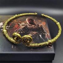 Black Myth Goku Game Peripheral Necklace Ring Badge Tights Set of Four Metal Crafts Deluxe Collector's Edition Gift for Friends