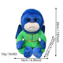New Wicked Movie Magic For Witch Plush Doll Cartoon Anime Festival Doll mėlyna